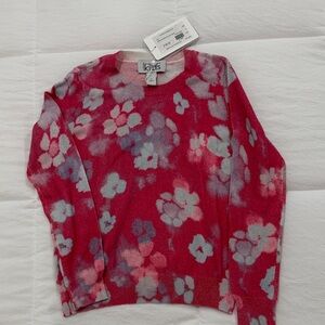 Brand new Autumn Cashmere Cotton Floral Sweater